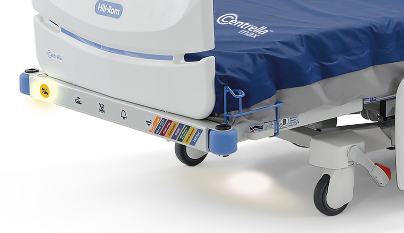 The Centrella Smart+ Bed displays a yellow alert light